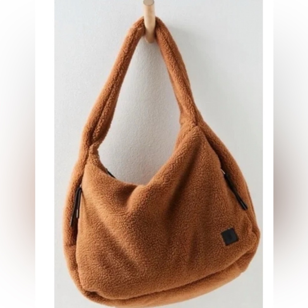 Free People NWT Coco Teddy Cozy Carryall Bag